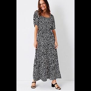 Ann Taylor Womens Puff Sleeve Maxi dress